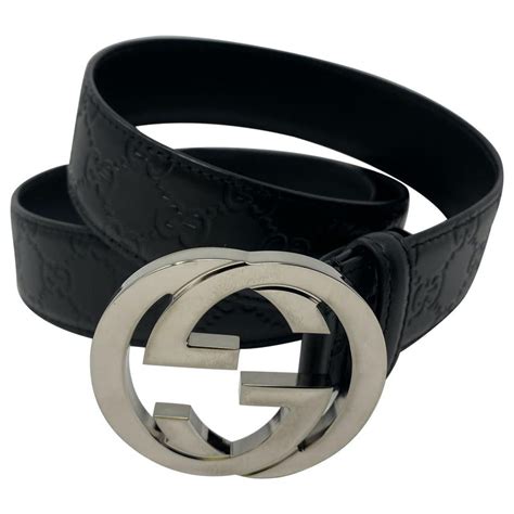 black and grey leather gucci belt|black Gucci belt for sale.